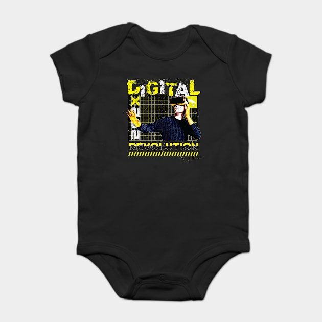 Digital Revolution Baby Bodysuit by RadioaktivShop